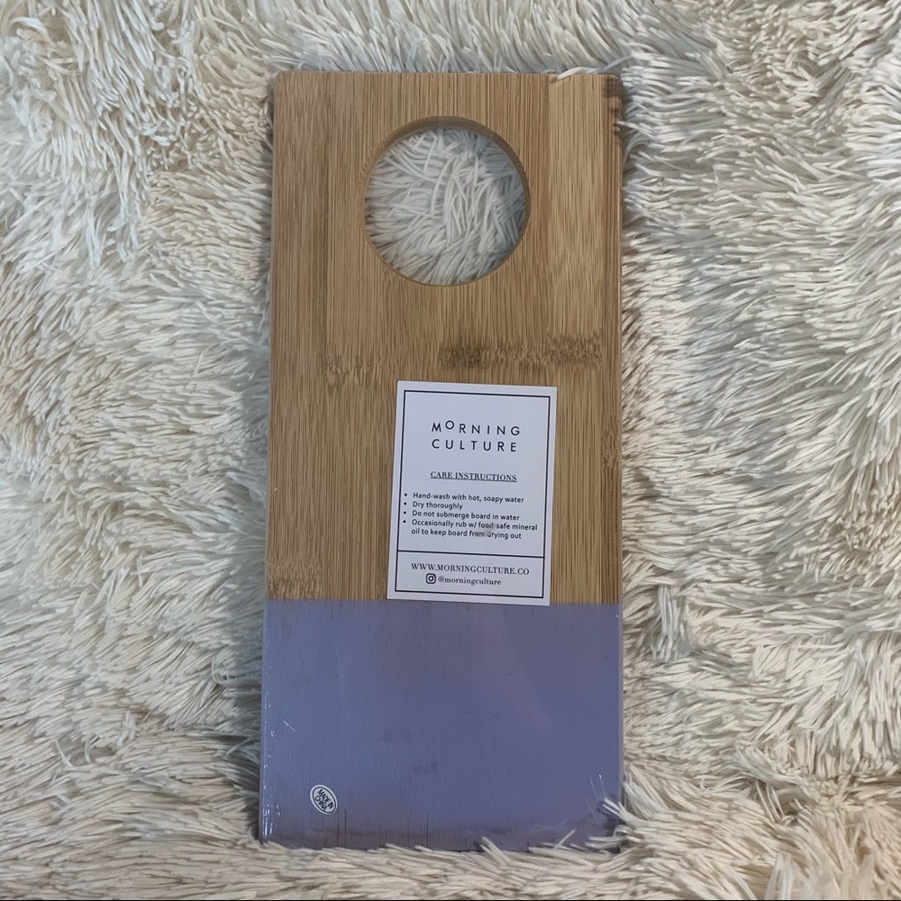 Morning Culture Bamboo Serving Board